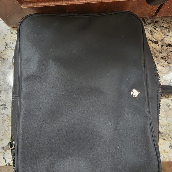 kate spade Other - Kate Spade Black Laptop Bag with Gold Accent